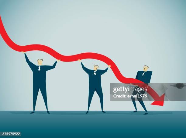 defeat - subprime loan crisis stock illustrations