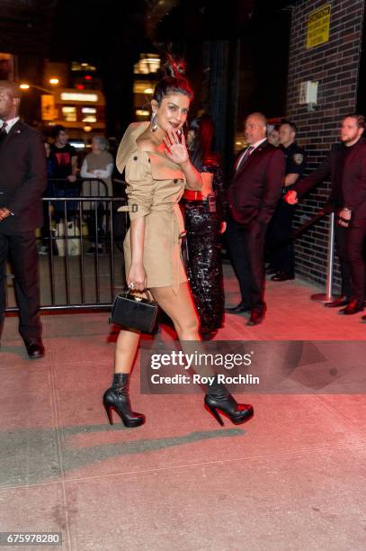 Priyanka Chopra Murdoch attends the Marc Jacobs "Rei Kawakubo/Comme des Garcons: Art Of The In-Between" Costume Institute Gala After Party at the...