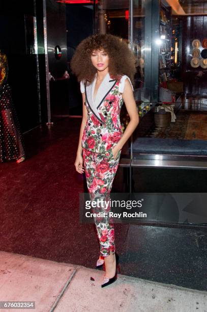 Zendaya attends attends "Rei Kawakubo/Comme des Garcons: Art Of The In-Between" Costume Institute Gala After Party at the Standard Hotel on May 1,...
