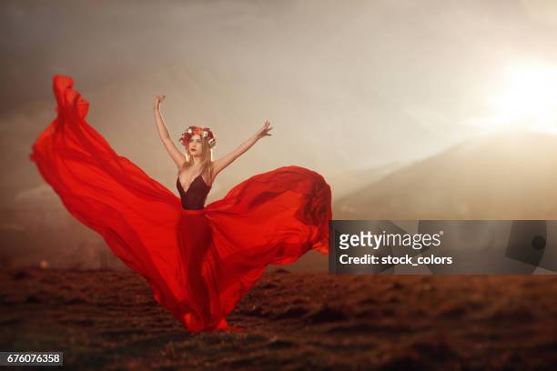 wind and twilight in my heart - beautiful romanian women stock pictures, royalty-free photos & images