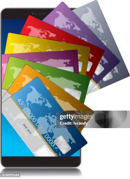 mobile payment - abstract fashion photography stock illustrations