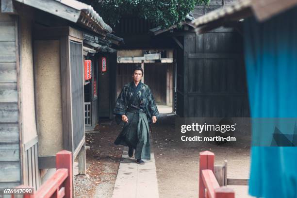 samurai warrior - ninja stock pictures, royalty-free photos & images