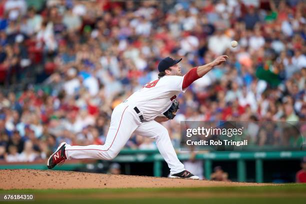 Boston Red Sox Ben Taylor in action, pitching vs Chicago Cubs at Fenway Park. Boston, MA 4/29/2017 CREDIT: Rob Tringali