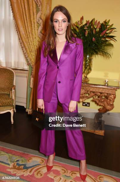 Lady Violet Manners attends the Harper's Bazaar 150th Anniversary Party at William Kent House at The Ritz on May 2, 2017 in London, England.