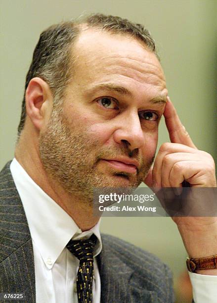 Steven A. Fehr of the Major League Baseball Players Association listens to opening statements during a hearing on H.R. 3288, the "Fairness in...