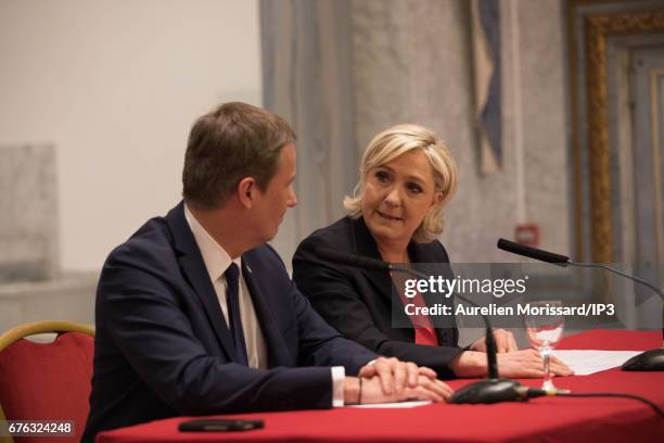 Marine Le Pen , National Front Party Leader and presidential candidate announced that she would appoint one of her opponents of the last first round...