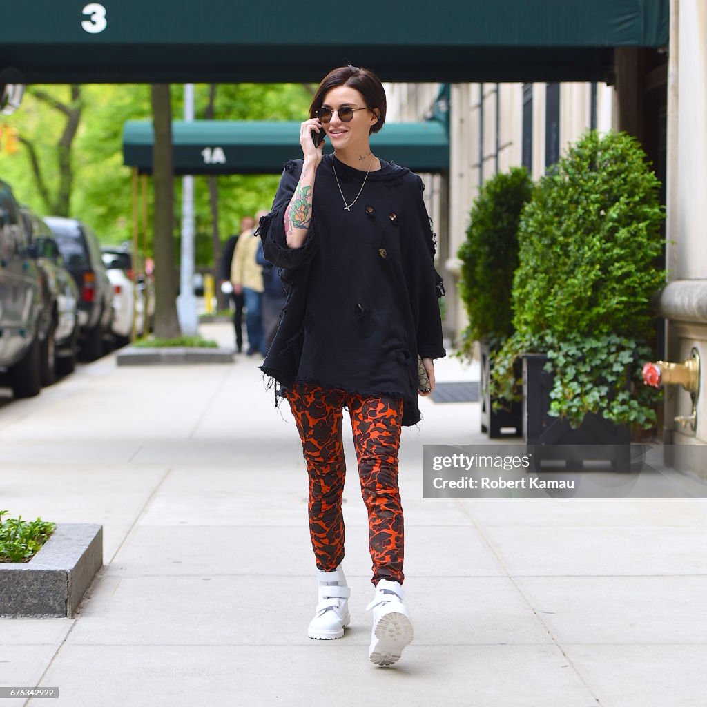 Celebrity Sightings in New York City - May 1, 2016