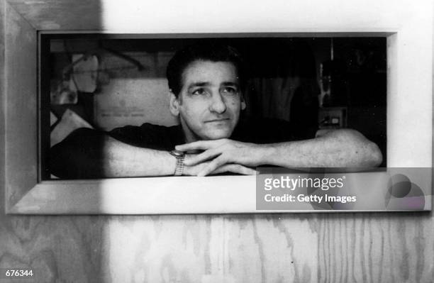 Self-confessed Boston Strangler Albert DeSalvo stands in jail for unrelated crime in an undated photo. A news conference was held to announce that...
