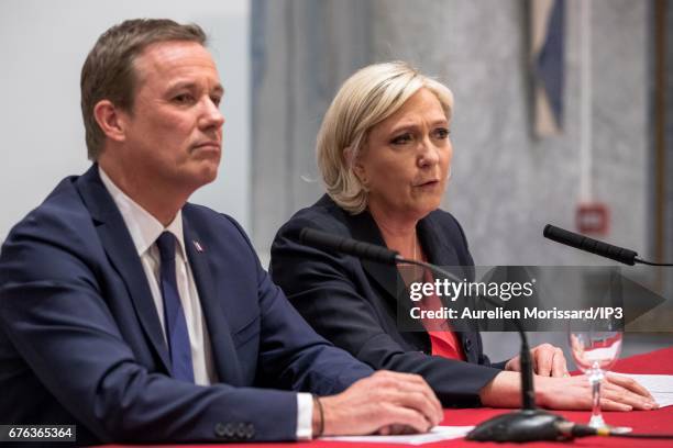 Marine Le Pen , National Front Party Leader and presidential candidate announced that she would appoint one of her opponents of the last first round...