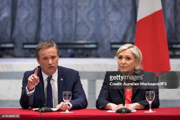 Marine Le Pen , National Front Party Leader and presidential candidate announced that she would appoint one of her opponents of the last first round...