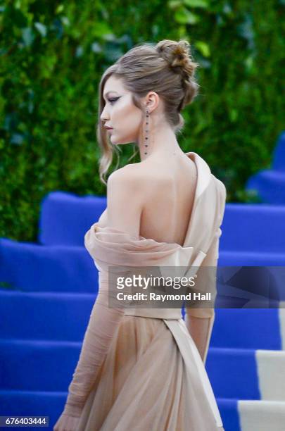 Gigi Hadid attend the 'Rei Kawakubo/Comme des Garcons: Art Of The In-Between' Costume Institute Gala at Metropolitan Museum of Art on May 1, 2017 in...