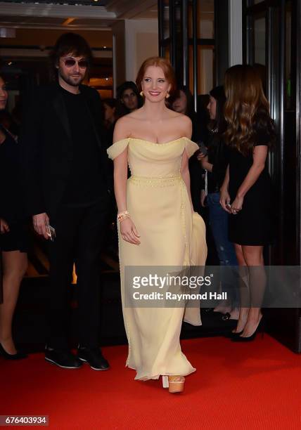Jessica Chastain attend the 'Rei Kawakubo/Comme des Garcons: Art Of The In-Between' Costume Institute Gala at Metropolitan Museum of Art on May 1,...