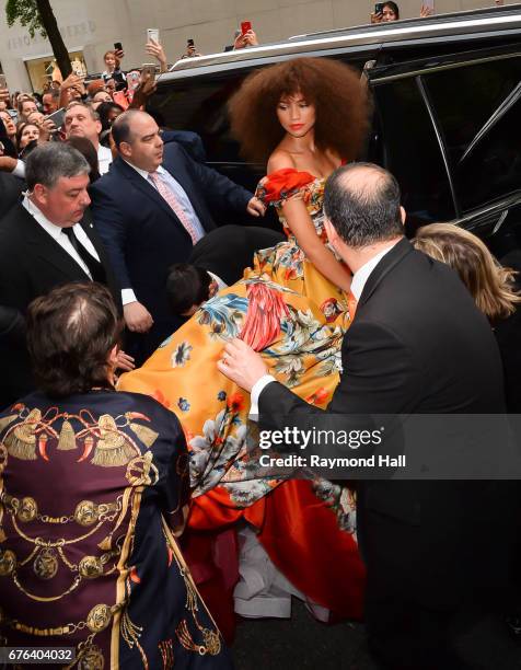 Zendaya attend the 'Rei Kawakubo/Comme des Garcons: Art Of The In-Between' Costume Institute Gala at Metropolitan Museum of Art on May 1, 2017 in New...