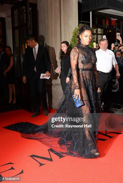 LaLa Anthony attend the 'Rei Kawakubo/Comme des Garcons: Art Of The In-Between' Costume Institute Gala at Metropolitan Museum of Art on May 1, 2017...