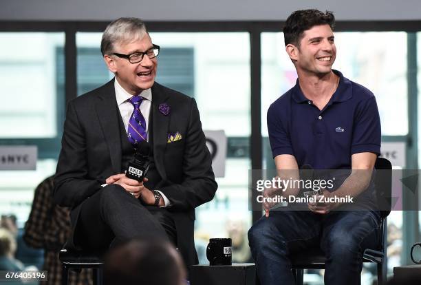 Paul Feig and Jonathan Levine attend the Build Series to discuss the film 'Snatched' at Build Studio on May 2, 2017 in New York City.