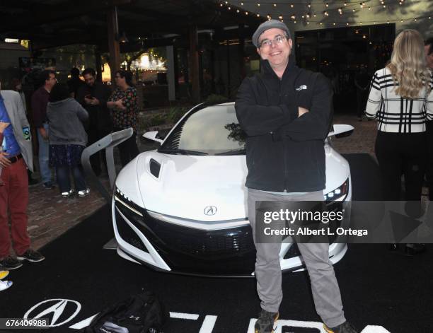 Writer Andy Weir at The WOZ Party Meet and Greet with Silicon Valley Comic Con Founder Steve Wozniak held at SP2 Communal Bar + Restaurant on April...