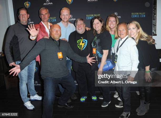 Founder Steve Wozniak with the SVCC staff at the WOZ Party Meet and Greet with Silicon Valley Comic Con Founder Steve Wozniak held at SP2 Communal...