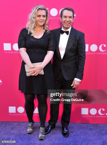 Artist Jeff Koons arrives at the MOCA Gala 2017 at The Geffen Contemporary at MOCA on April 29, 2017 in Los Angeles, California.