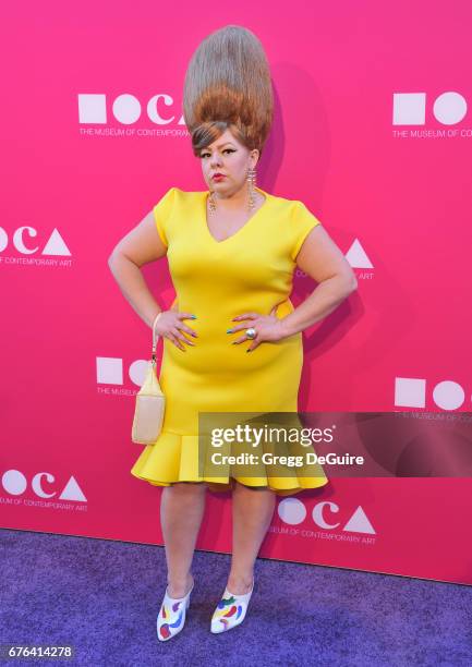 Genevieve Gaignard arrives at the MOCA Gala 2017 at The Geffen Contemporary at MOCA on April 29, 2017 in Los Angeles, California.