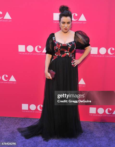 Jennifer Tilly arrives at the MOCA Gala 2017 at The Geffen Contemporary at MOCA on April 29, 2017 in Los Angeles, California.