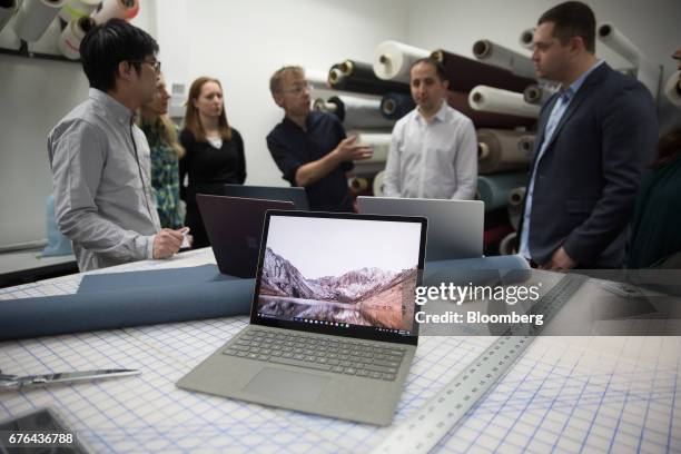 Hardware Design Ralf 284 Microsoft Surface Laptop Photos & High Res Pictures - Getty Images