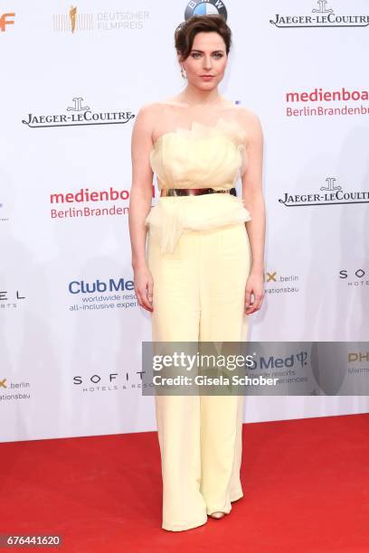 Antje Traue during the Lola - German Film Award 2017 at Palais am Funkturm on April 28, 2017 in Berlin, Germany.