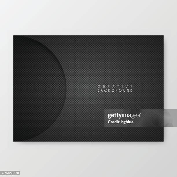 brochure template layout, cover design, business annual report, flyer, magazine - carbon fibre texture stock illustrations