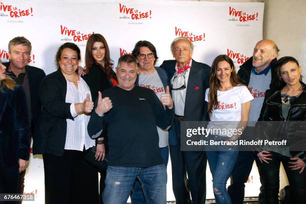 Actors Philippe Caroit Isabelle de Hertogh, Sophie Vouzelaud, Jean-Marie Bigard, Director Jean-Francois Davy, Venantino Venantini, Emmanuelle...