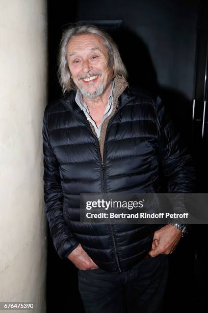 Actor Patrick Bouchitey attends the "Vive la Crise" Paris Premiere at Cinema Max Linder on May 2, 2017 in Paris, France.