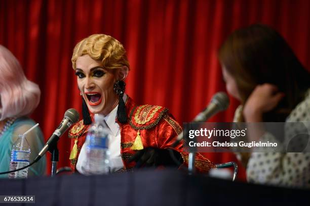 Cynthia Lee Fontaine onstage during the 3rd Annual RuPaul's DragCon day 2 at Los Angeles Convention Center on April 30, 2017 in Los Angeles,...