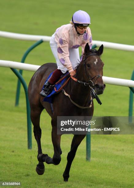 Gessabelle ridden by Leonna Mayor going to post for the totepool Flexi Betting Conditions Stakes at Nottingham Racecourse