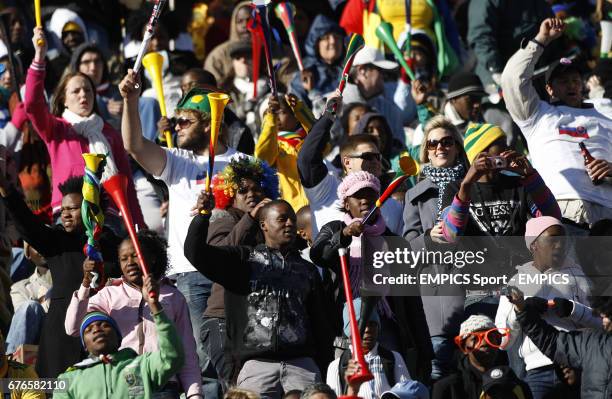 Fans in the stands