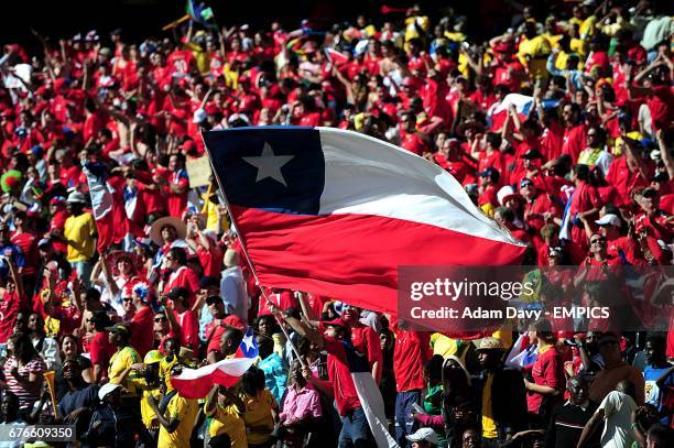 Chile fans in the stands