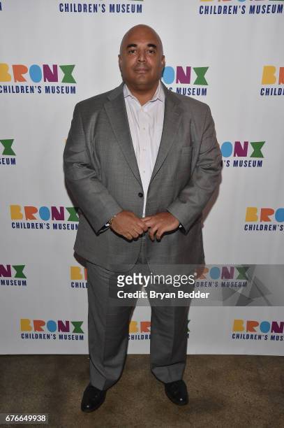 Community Housing Corp Derrick A. Lovett attends the Bronx Children's Museum Gala at Tribeca Rooftop on May 2, 2017 in New York City.