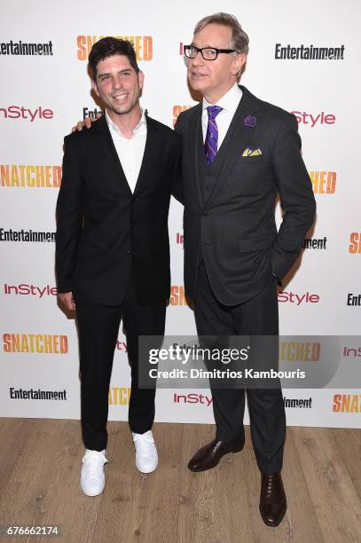 Directors Jonathan Levine and Paul Feig attend the "Snatched" New York Premiere at the Whitby Hotel on May 2, 2017 in New York City.