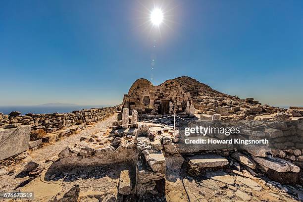 ancient thira, santorini - firak stock pictures, royalty-free photos & images