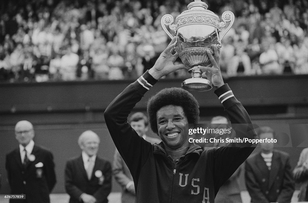 Arthur Ashe Wins 1975 Wimbledon Championships