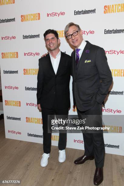 Jonathan Levine and Paul Feig attend the "Snatched" New York Premiere at the Whitby Hotel on May 2, 2017 in New York City.
