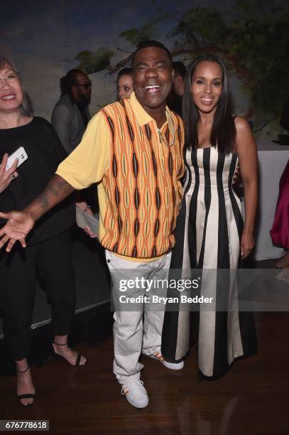 Guest Auctioneer Tracy Morgan and Honoree Kerry Washington attend the Bronx Children's Museum Gala at Tribeca Rooftop on May 2, 2017 in New York City.