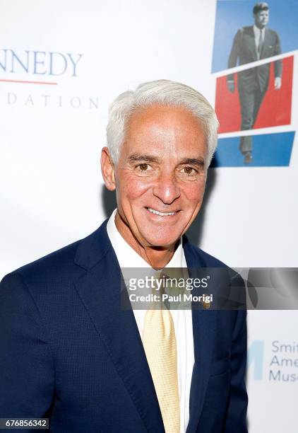 Rep. Charlie Crist arrives at the American Visionary: John F. Kennedy's Life and Times debut gala at Smithsonian American Art Museum on May 2, 2017...