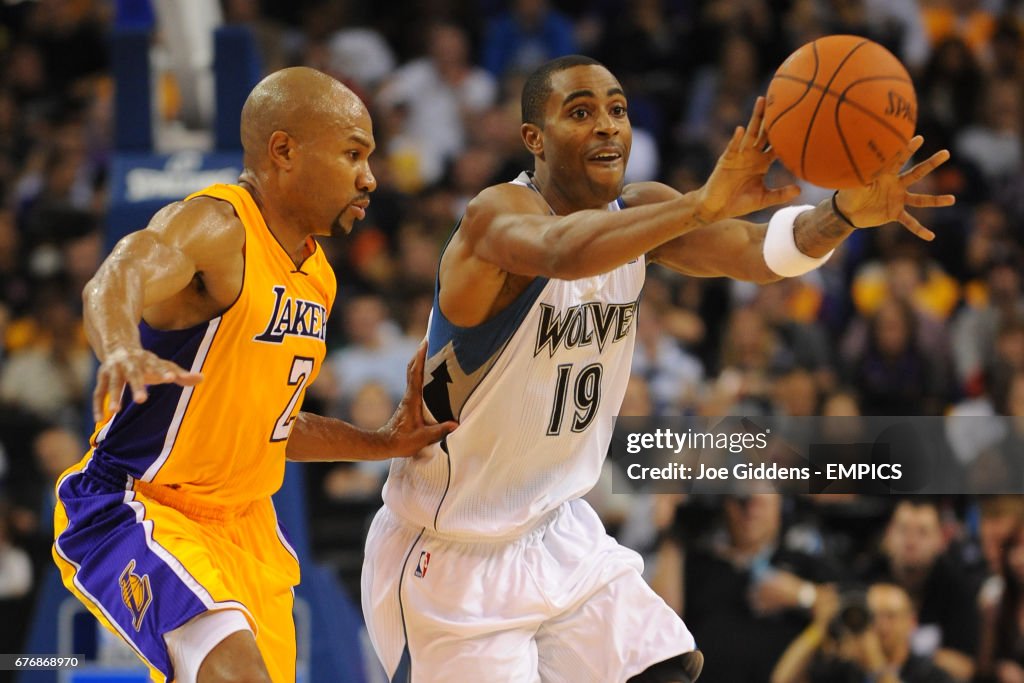 Basketball - NBA - Pre-Season Tour - Minnesota Timberwolves v LA Lakers - O2 Arena