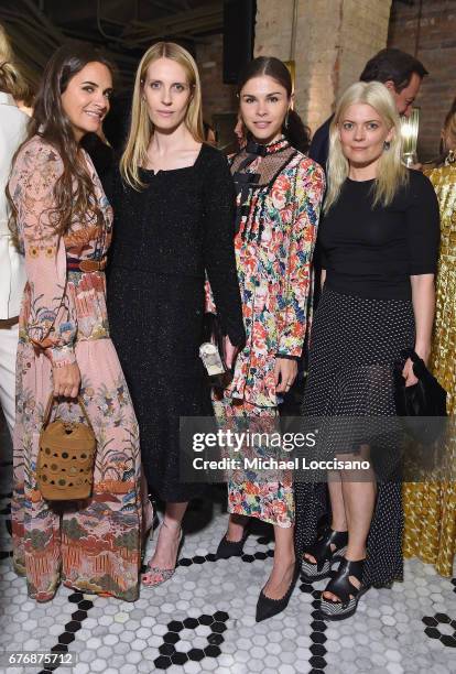 Laure Heriard Dubreuil, Vanessa Traina, Emily Weiss, and Kate Young attend cocktails hosted by The Business of Fashion to celebrate BoFs special...