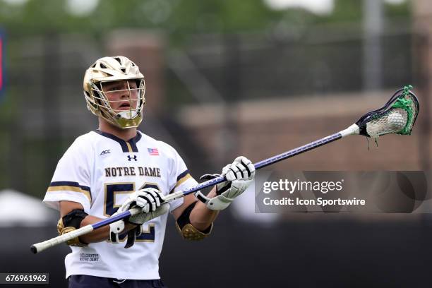 Notre Dame's Garrett Epple. The University of North Carolina Tar Heels played the University of Notre Dame Fighting Irish on April 30 at Koskinen...