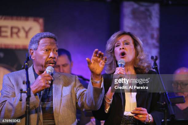 Marilyn McCoo and Billy Davis Jr. Perform at Rehearsals for "City Winery Presents A Celebration of the Music of Jimmy Webb" at City Winery on May 2,...