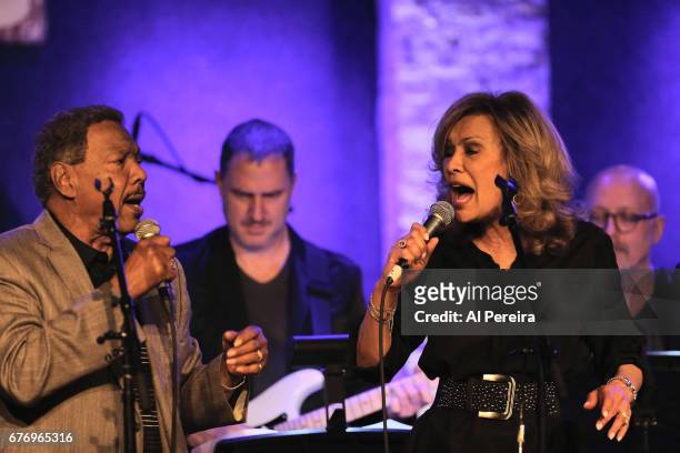 Marilyn McCoo and Billy Davis Jr. Perform at the Live Rehearsal Show for "City Winery Presents A Celebration of the Music of Jimmy Webb" at City...