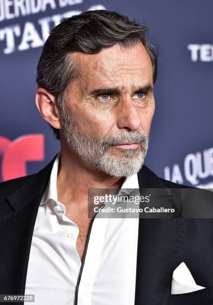 Humberto Zurita attends the Telemundo screening of "La Querida Del Centauro" on May 2, 2017 in Coral Gables, Florida.