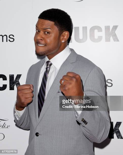 Pooch Hall attends the premiere of IFC Films 'Chuck' at ArcLight Cinemas on May 2, 2017 in Hollywood, California.