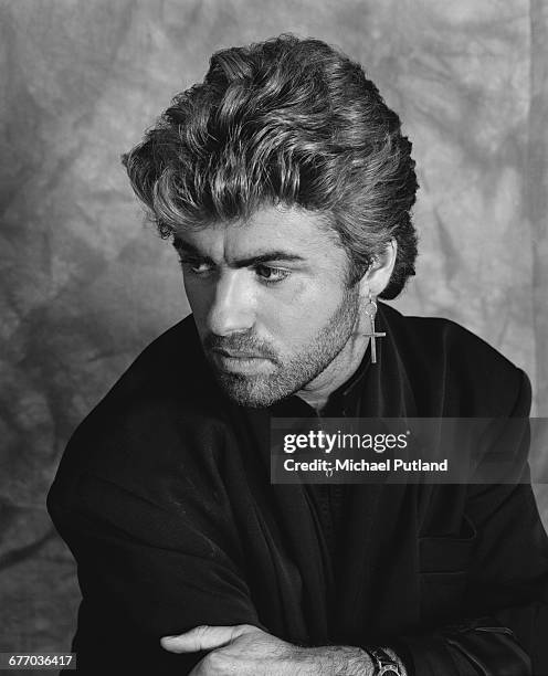 British singer-songwriter George Michael, London, 2nd April 1987.