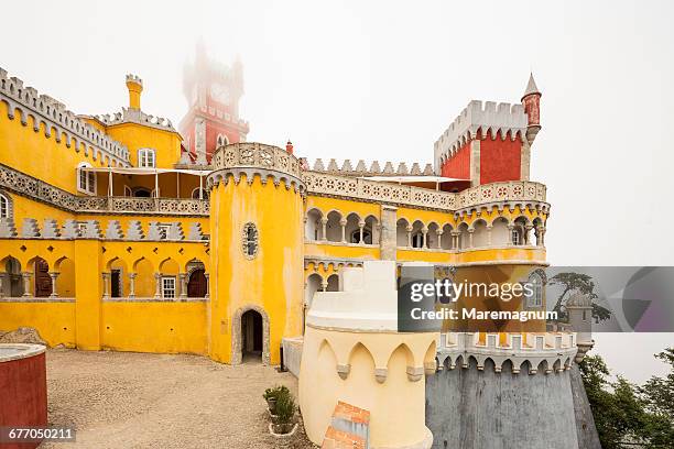 palácio nacional (national palace) da pena - palácio stock pictures, royalty-free photos & images