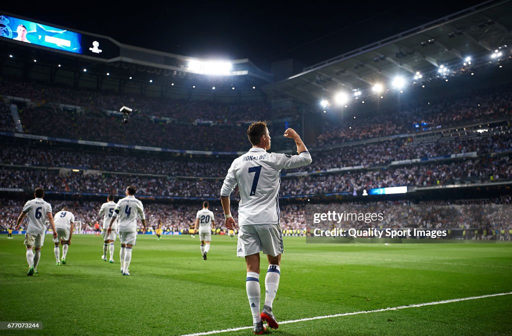 Real Madrid CF v Club Atletico de Madrid - UEFA Champions League Semi Final: First Leg